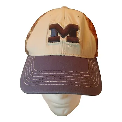 University Of Michigan Wolverines Hat Cap Captivating Headgear Camouflage  • $9.93