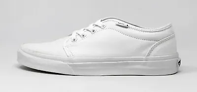 VANS 106 Vulcanized Shoes White Canvas Men's Fashion Skate Sneakers VN-099ZW00 • $39