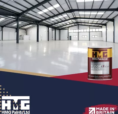 Garage Floor Paint - Concrete - Industrial - Wood - Metal - Walk Way - Quick Set • £49.99