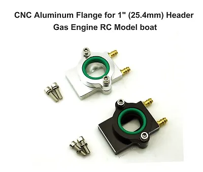 Alloy Water Cool 1  (25.4mm) Flange For 26-32CC Zenoah Gas Engine RC Model Boat • $29.10