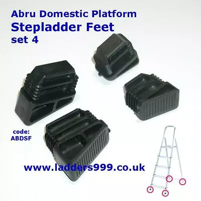 Abru Replacement Stepladder Feet -  Full Set Of 4 • £18.72