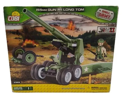 COBI® Bausatz 2369 Small Army - 155mm Gun M1 Long Tom New Sealed RARE • $109.58