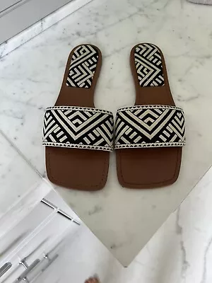 Zara Shoes Size 6. EU39 Flat Sandals IKat Slides • £8.27