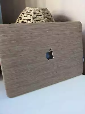 £13.99 • Buy For MacBook Pro 13  Laptop Hard PC PU Leather Case Cover Protector Brown Retina
