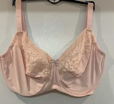 Brand New Ex M&S Underwired Non Padded Minimiser Bra 38DD Pink • £12.99