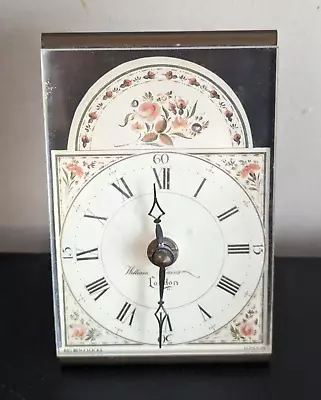 Vintage Floral Table Top Clock With Metal Back - Kienzle Quartz - Big Ben Clocks • $45.52