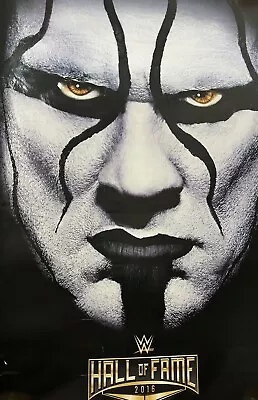 WWE Wrestlemania 32 2016 Sting Hall Of Fame 24x36 Axxess Exclusive Event Poster • $119