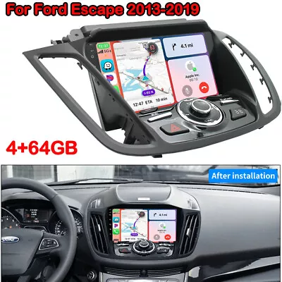 For Ford  Escape 2013-2019 Android 13 Car Radio Stereo Wireless Carplay GPS Navi • $373.64