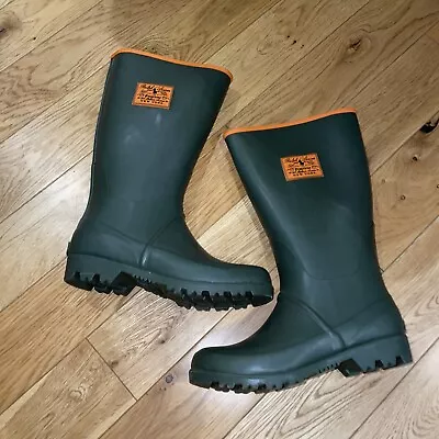 BNWT Unisex Polo Ralph Lauren Welly Boots Wellies Size 2 Uk Eu33 Olive Green New • £24