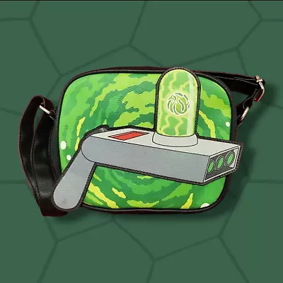 Rick & Morty Portal Gun Crossbody Handbag • $39.99