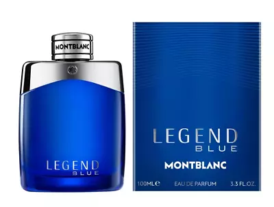 Montblanc Legend Blue  100ml / 3.3 Oz EDP New Sealed Authentic Fast Finescents • $95