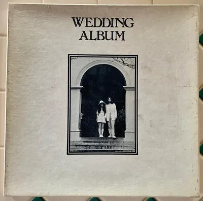 JOHN LENNON Wedding Album Complete Booklet Posters Postcard Photo • $299