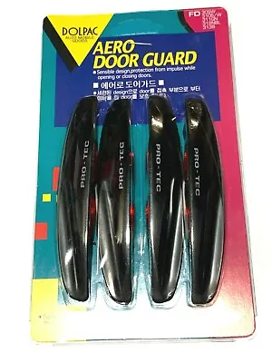Black Car Aero Door Edge Guard Bumper Scratch Protector Molding Trim Dg-fa120 • $12.50