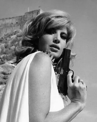 Monica Vitti Holds Up Gun James Bond Style Portrait Modesty Blaise 24x36 Poster • $29.99