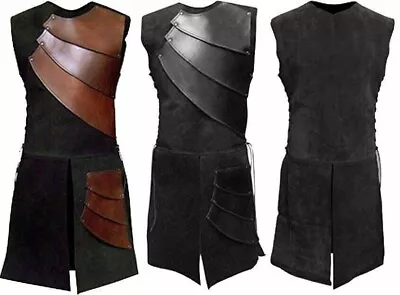 Archer Armor Leather Tunic Medieval Reenactment Celtic Armor Cosplay Costume 1Pc • $215.27