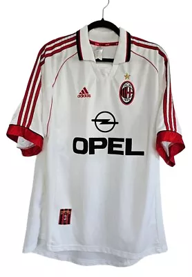 Vintage Adidas AC Milan OPEL Jersey 90's Collared Polo Size XL • $99.98