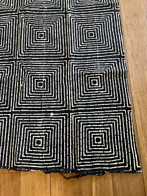 Handmade African Art Mud Cloth Fabric 41” By 63” Tapestry • $68