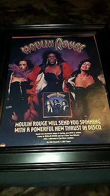 Moulin Rouge Rare Original ABC Records Promo Poster Ad Framed!  • $60.45