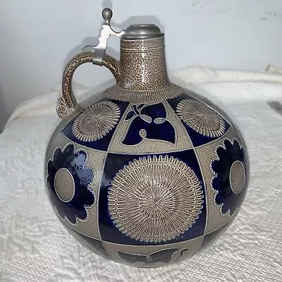 Vintage German Beer Stein Jug Reinhold Merkelbach Glazed Lid 1990 • $297.97