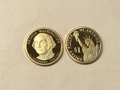 $4.99 • Buy 2007 Presidential George Washington Coin Mirror-like Cameo Gem Proof Dollar $1