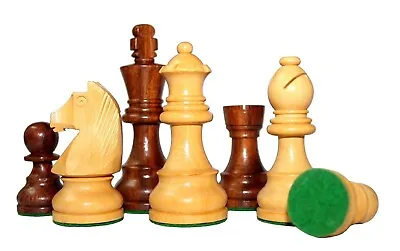 Wooden Special Chess Pieces Set Size 3  Inch For Big Chess Board Chess Coin • $50.93
