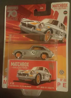 Matchbox Collectors 2023 70th Anniversary Set - 1971 MGB GT Coupe - New • $10.99