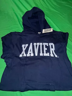 Nwt Xavier University Womens  Hoodie Sweatshirt Blue Xl • $24.29