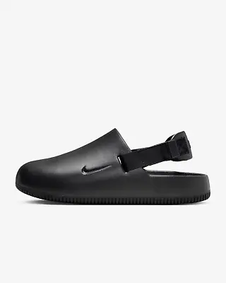 Nike Calm Mens Black Mule Shoe Sport Trainer All Sizes Limited • £99.99