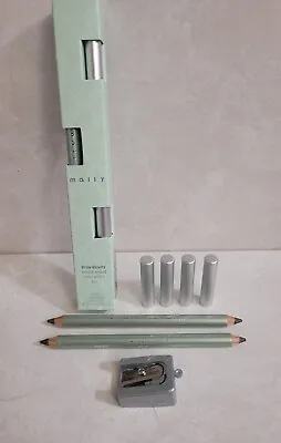  Mally Brow Beauty Double-Ended Brow Pencil Duo + Sharpener *SABLE* BNIB  • $10.99