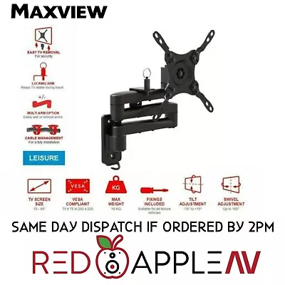 Maxview Cantilever 1 2 Or 3 Pin Arm & Locking Pin 13 -40  TV Wall Mount Bracket • £36.99