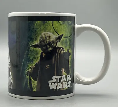 Star Wars Galerie Coffee Mug Cup 2012  Yoda  Han Solo  Skywalker Memorabilia Cup • £4.81