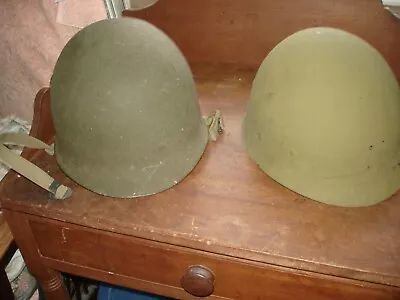 U. S. WW2 Fixed Bale Helmet • $425