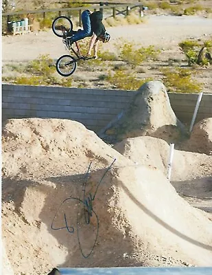 $59.99 • Buy T.J. LAVIN Signed 8.5 X 11 Photo BIKING X Games BMX FREE SHIPPING