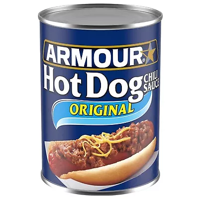 Armour Star Hot Dog 🌭 Chili Sauce Canned Food 14 OZ Cans (12 Pack) • $26.80