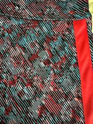 $6.40 • Buy PGA Tour Pull On Athletic Skort Skirt W Shorts Medium Multicolor Stretch Pocket