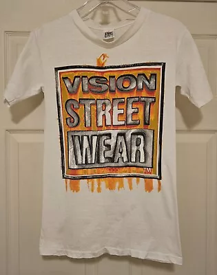 Vintage 80s Vision Street Wear T Shirt Size S Made In USA Single Stitch • $0.99