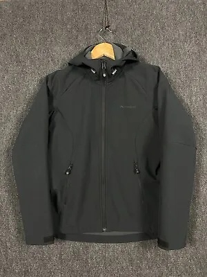 Macpac Women's Sabre Hoody Softshell Hooded Jacket Size 8 Black NWOT • £58.87