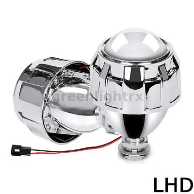 2X 2.5  Mini HID Projector Lens Bi-xenon LHD Hi/Lo Headlight H4 H7 9003 Retrofit • $44.98