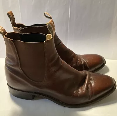 RM Williams Comfort Craftsman Chestnut Boots Size 12H • $198