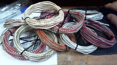 21 Ft Coilpair Western Electric 22ga CLOTH SILK 1930-40s  old Color Code • $28.95