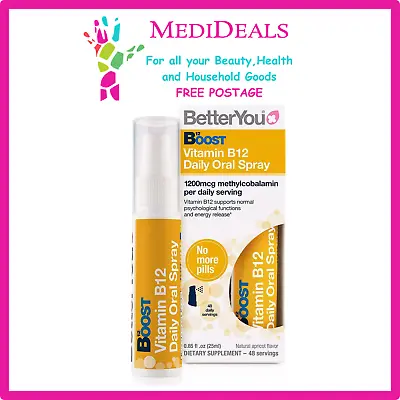 Better You Boost B12 Oral Spray  - 25ml • £8.65