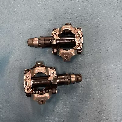 Shimano Dual Sided Clipless SPD Pedals. PD-M520. 9/16 Thread. Black. • $18