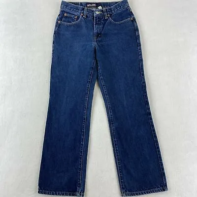 Limited Jeans USA DG Women's 10 REG Blue Mid Rise Straight Leg Dark Wash Cotton • $14.95