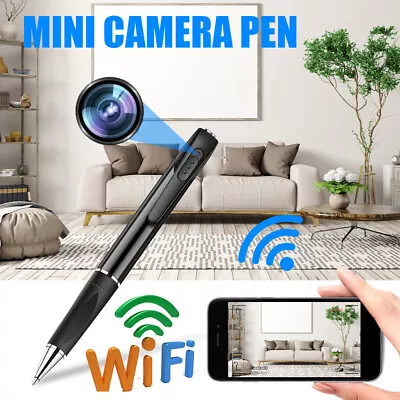 Mini Pen Camera WiFi HD 1080P Home Security Video Recorder Clip Body Pocket 64GB • $14.55