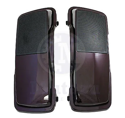 Mutazu Black Cherry 6x9  Speaker Lids For Harley Davidson Touring Models FLH FLT • $199