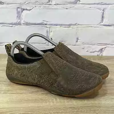 Merrell Jungle Glove Bloom Slip On Shoes Women's 7.5 Barefoot Leather Vibram  • $44