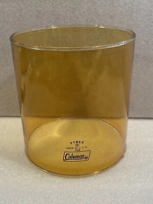 Pyrex Amber Globe For Coleman Lantern 220/228/Others. (Blue Line) USA. • $42.95