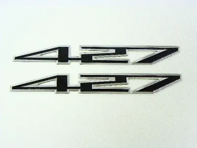 Chevy Corvette Z06 C6 427 Ci Engine Hood Emblems Black • $14.95