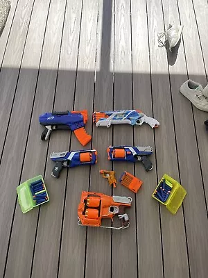 Assorted Nerf Guns With Bullets • $50