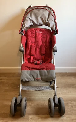 £39.99 • Buy Maclaren Techno XT Umbrella Buggy Stroller With Raincover And Head Support - Red